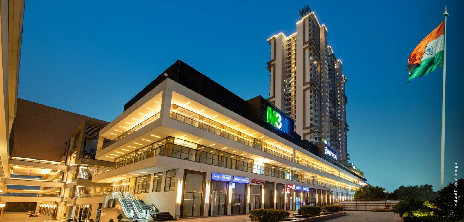 M3M Corner Walk retail development in Gurugram