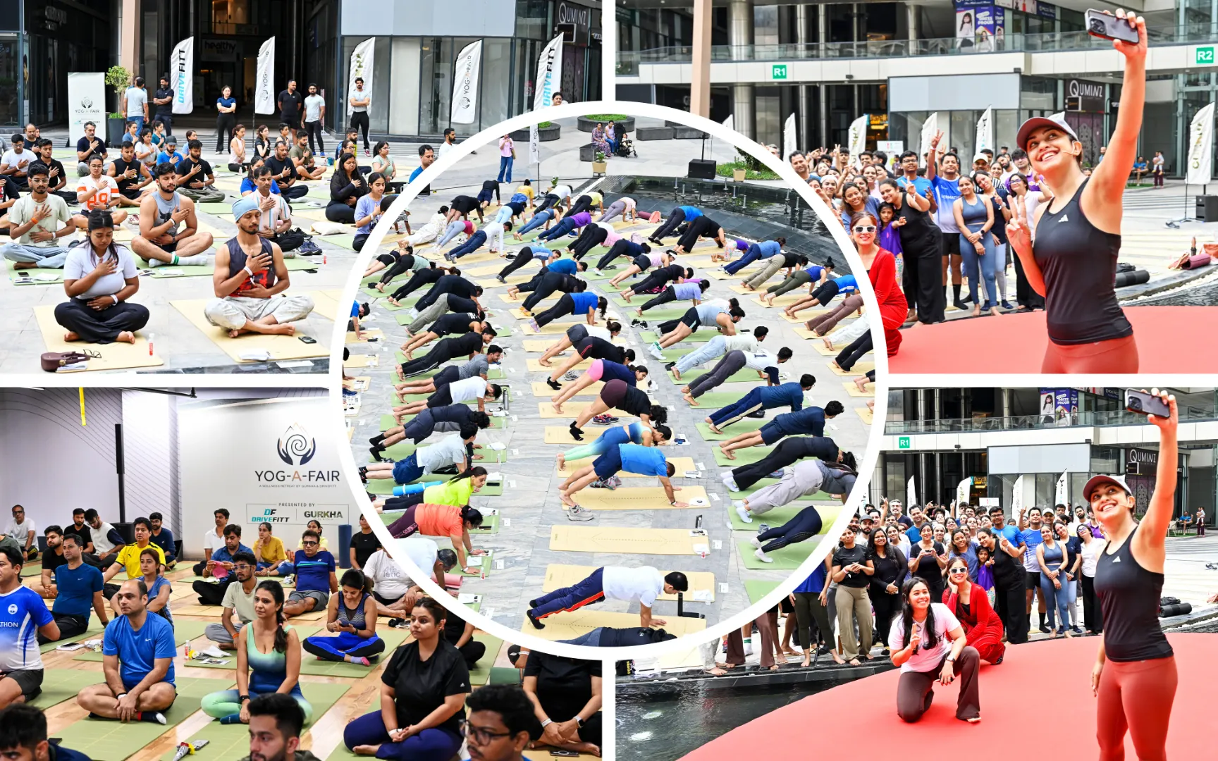A Restorative International Yoga Day Celebration at M3M 65th Avenue's YOG-A-FAIR Retreat