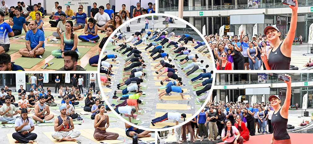 A Restorative International Yoga Day Celebration at M3M 65th Avenue's YOG-A-FAIR Retreat