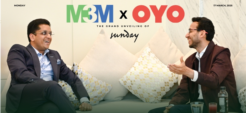 M3M Partners with OYO for the Opening of the First Sunday Hotels in Gurugram