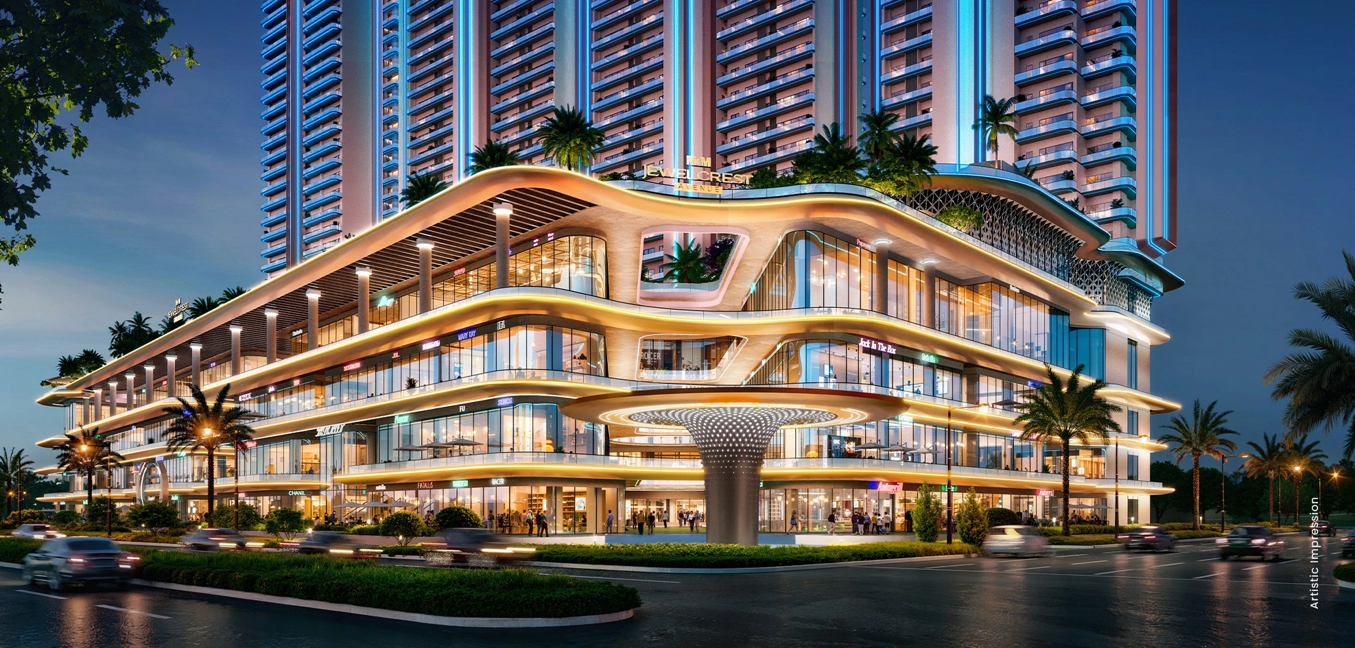 M3M Jewel Crest Avenue||Sector 96, Noida