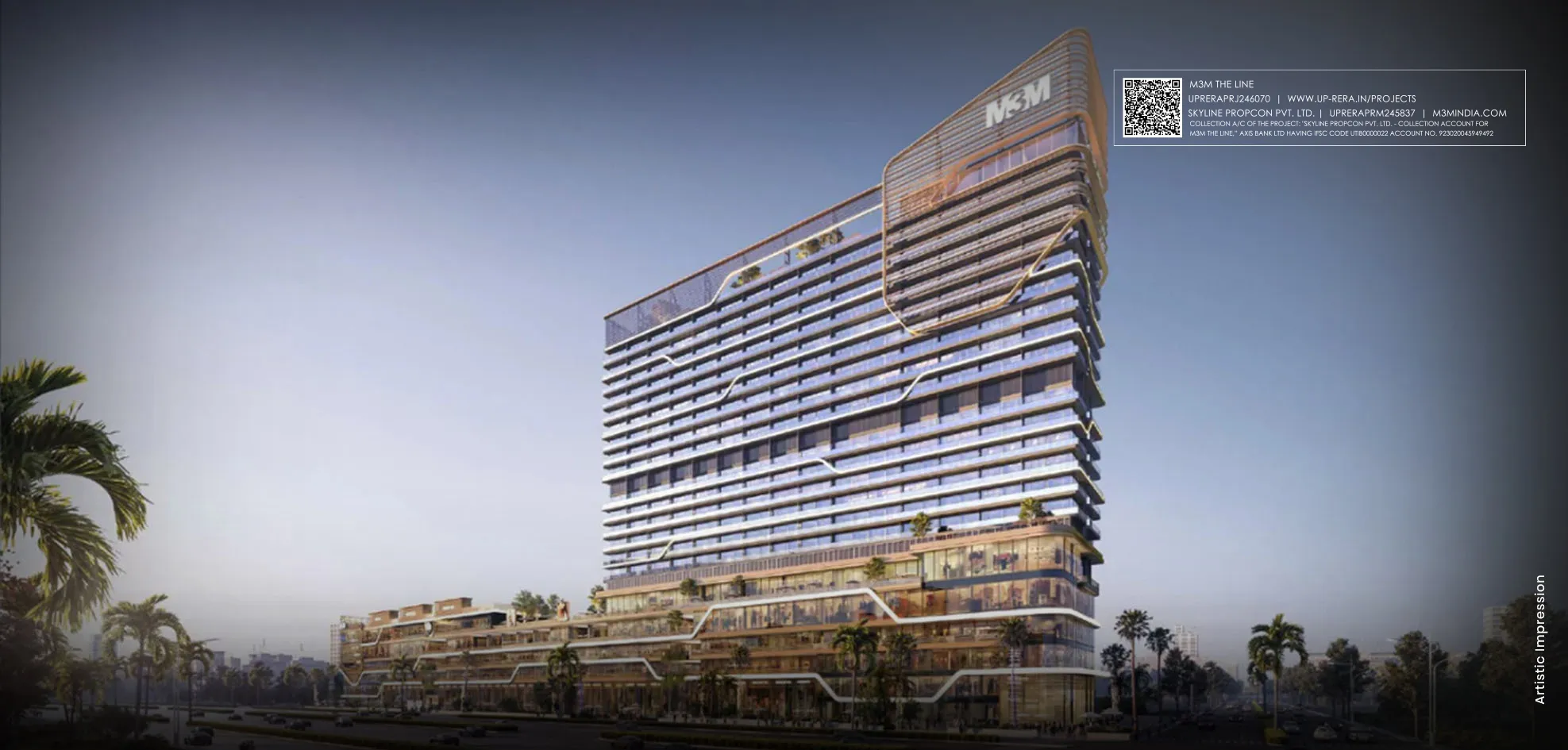 M3M The Line Pentsuites||Sector 72, Noida